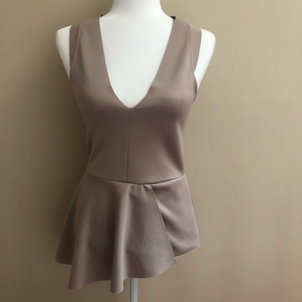 Zara NWT Stretch Material Blouse.